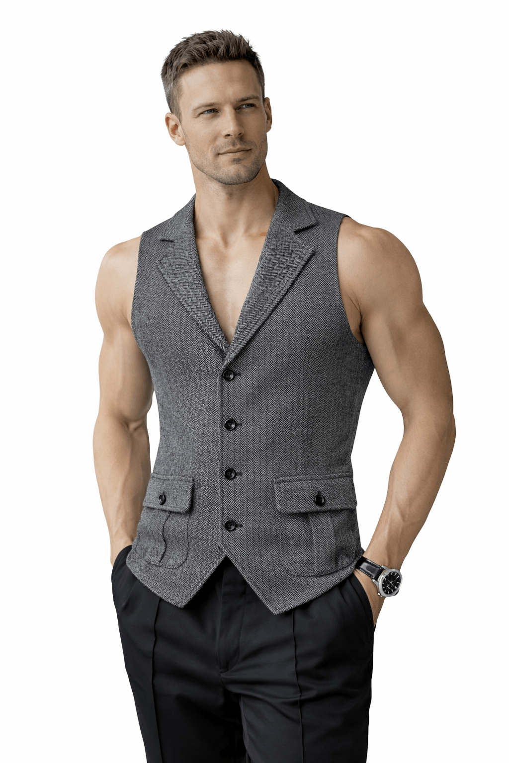 BJOLZ 133 - Tank Top for Men - Sarman Fashion - Wholesale Clothing Fashion Brand for Men from Canada