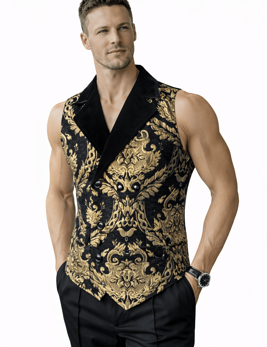 BJOLZ 134 - Tank Top for Men - Sarman Fashion - Wholesale Clothing Fashion Brand for Men from Canada