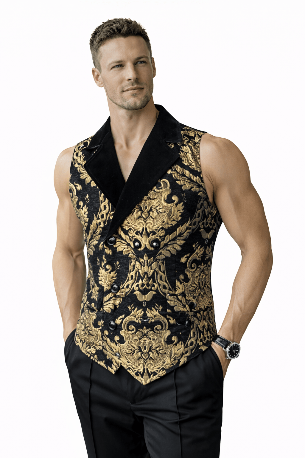 BJOLZ 134 - Tank Top for Men - Sarman Fashion - Wholesale Clothing Fashion Brand for Men from Canada