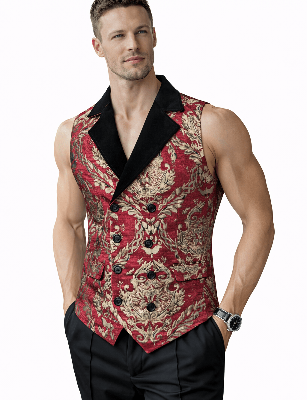 BJOLZ 134 - Tank Top for Men - Sarman Fashion - Wholesale Clothing Fashion Brand for Men from Canada