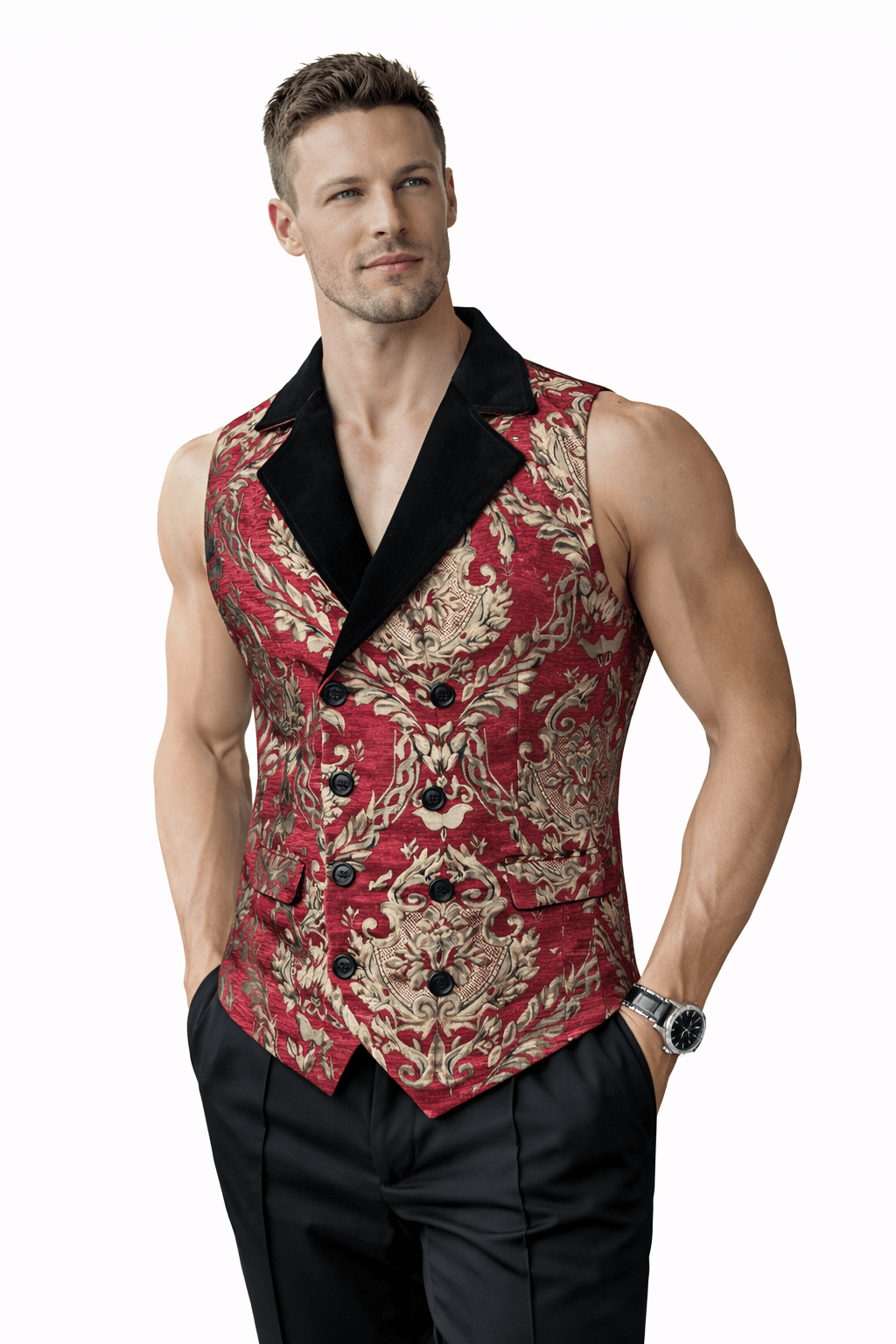 BJOLZ 134 - Tank Top for Men - Sarman Fashion - Wholesale Clothing Fashion Brand for Men from Canada