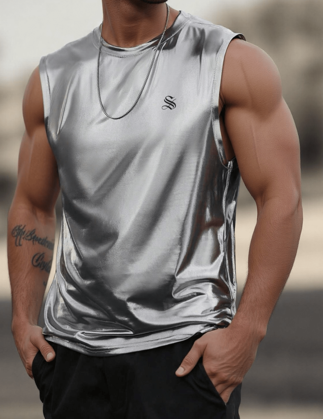 BJOLZ 14 - Tank Top for Men - Sarman Fashion - Wholesale Clothing Fashion Brand for Men from Canada