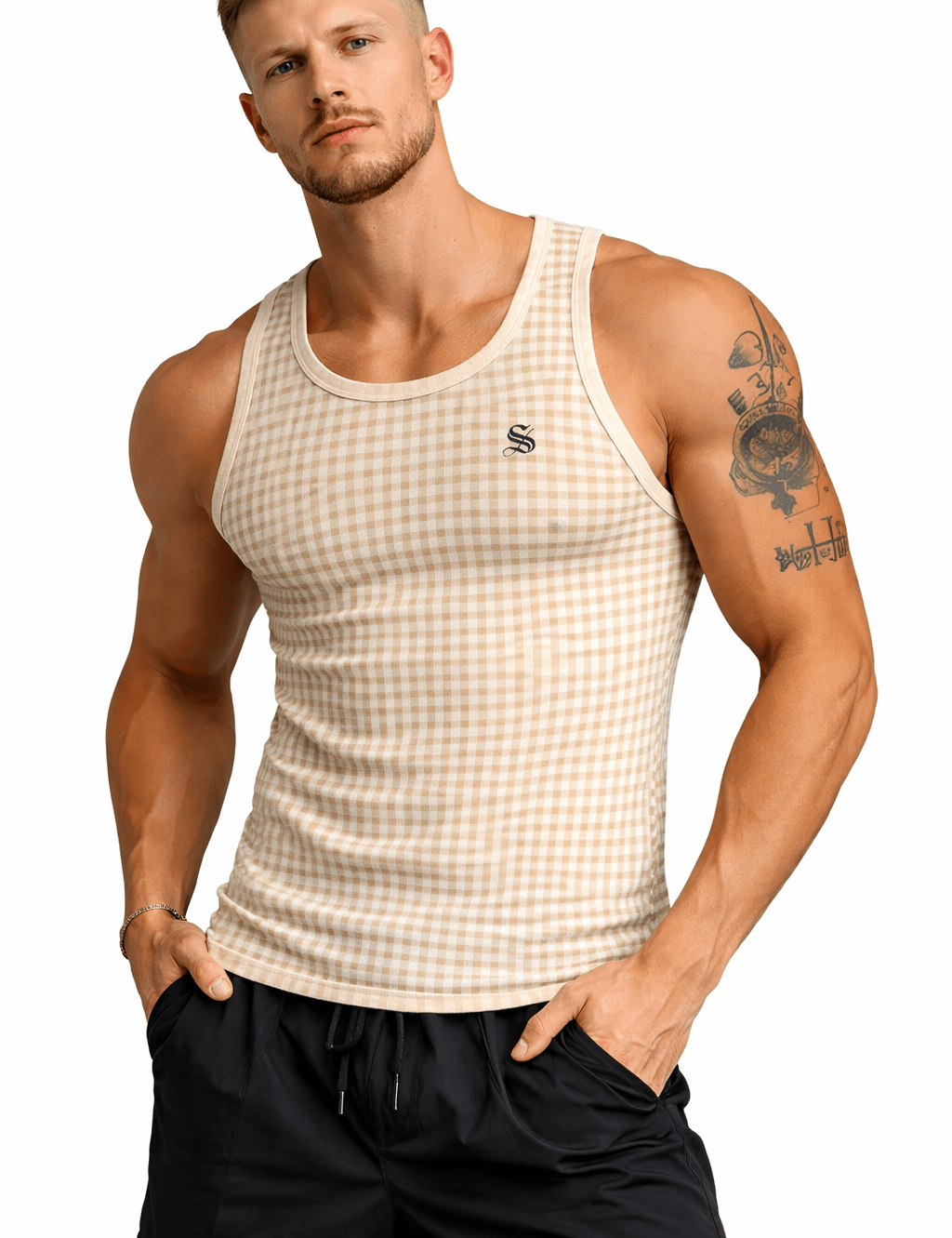 BJOLZ 16 - Tank Top for Men - Sarman Fashion - Wholesale Clothing Fashion Brand for Men from Canada
