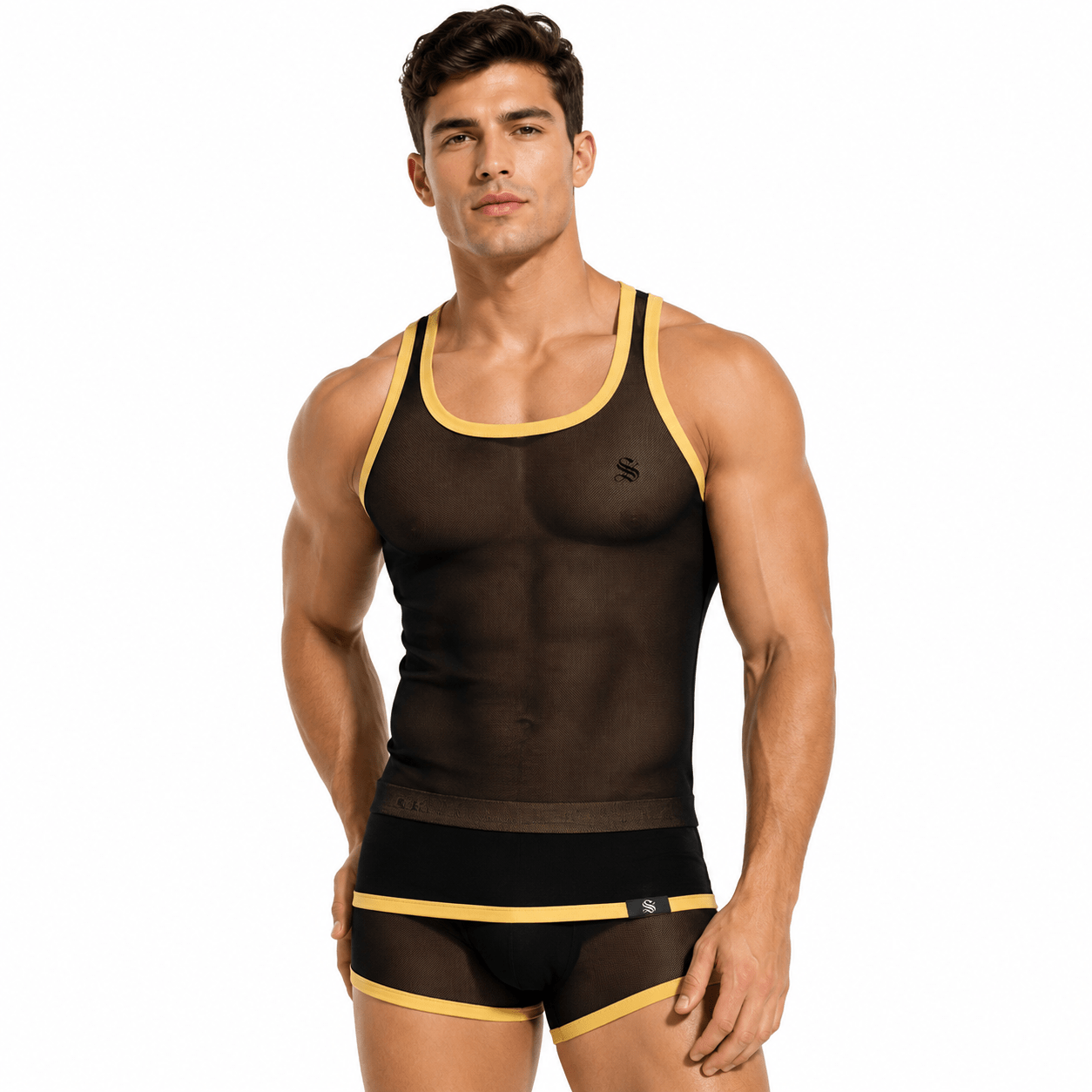 BJOLZ 223 - Tank Top for Men - Sarman Fashion - Wholesale Clothing Fashion Brand for Men from Canada