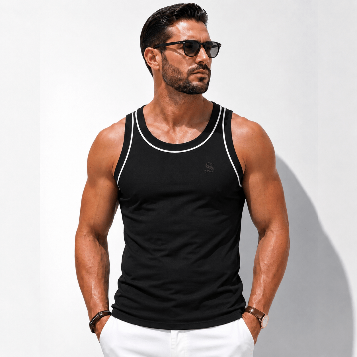 BJOLZ 23 - Tank Top for Men - Sarman Fashion - Wholesale Clothing Fashion Brand for Men from Canada