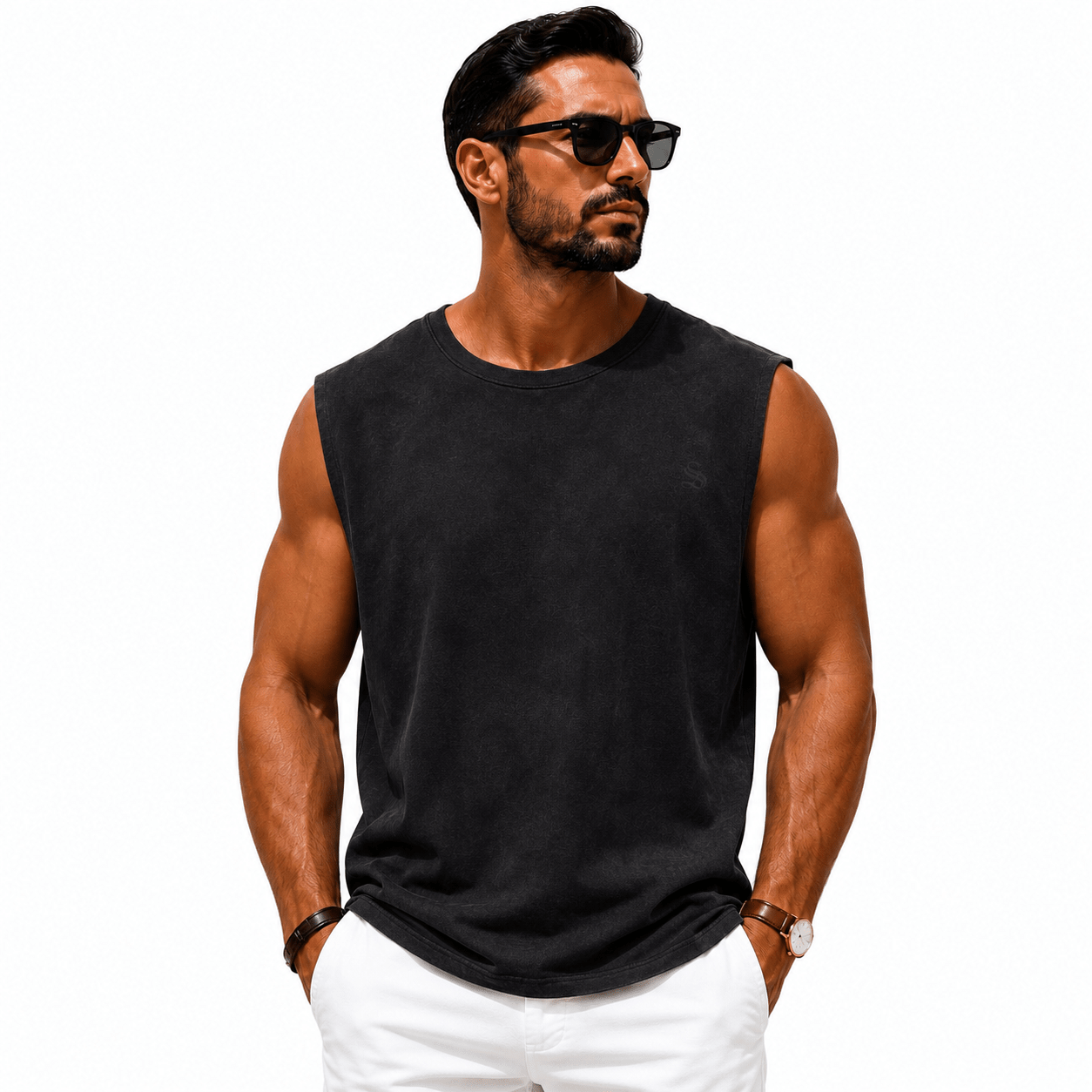 BJOLZ 239 - Tank Top for Men - Sarman Fashion - Wholesale Clothing Fashion Brand for Men from Canada