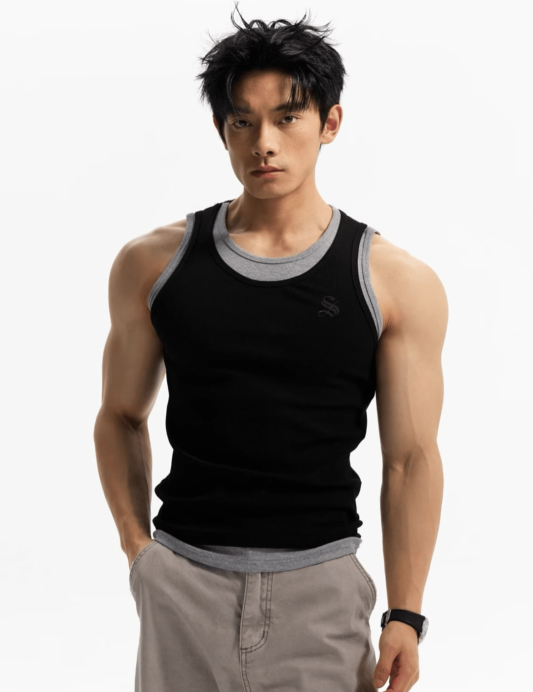 BJOLZ 24 - Tank Top for Men - Sarman Fashion - Wholesale Clothing Fashion Brand for Men from Canada