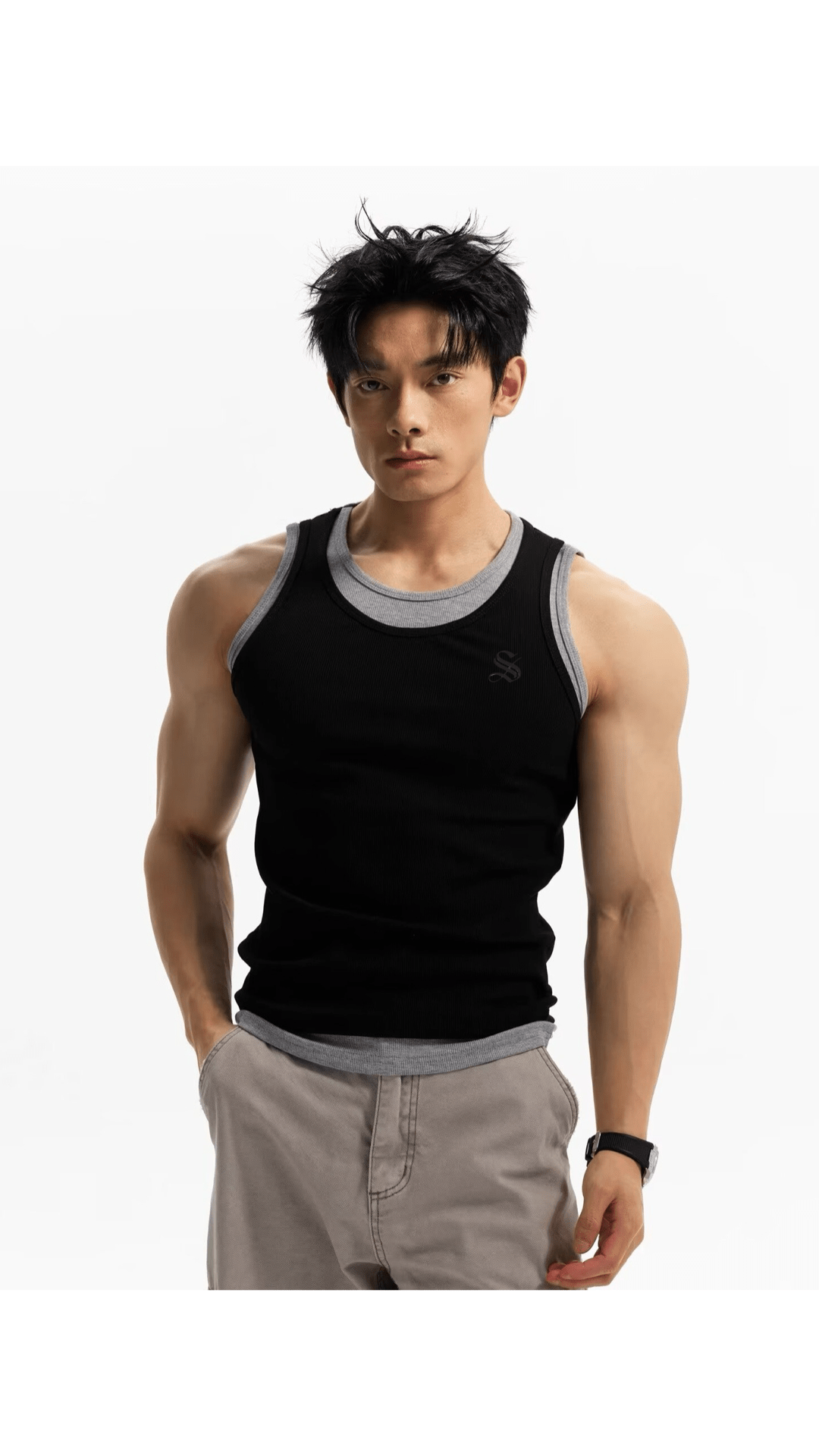 BJOLZ 24 - Tank Top for Men - Sarman Fashion - Wholesale Clothing Fashion Brand for Men from Canada