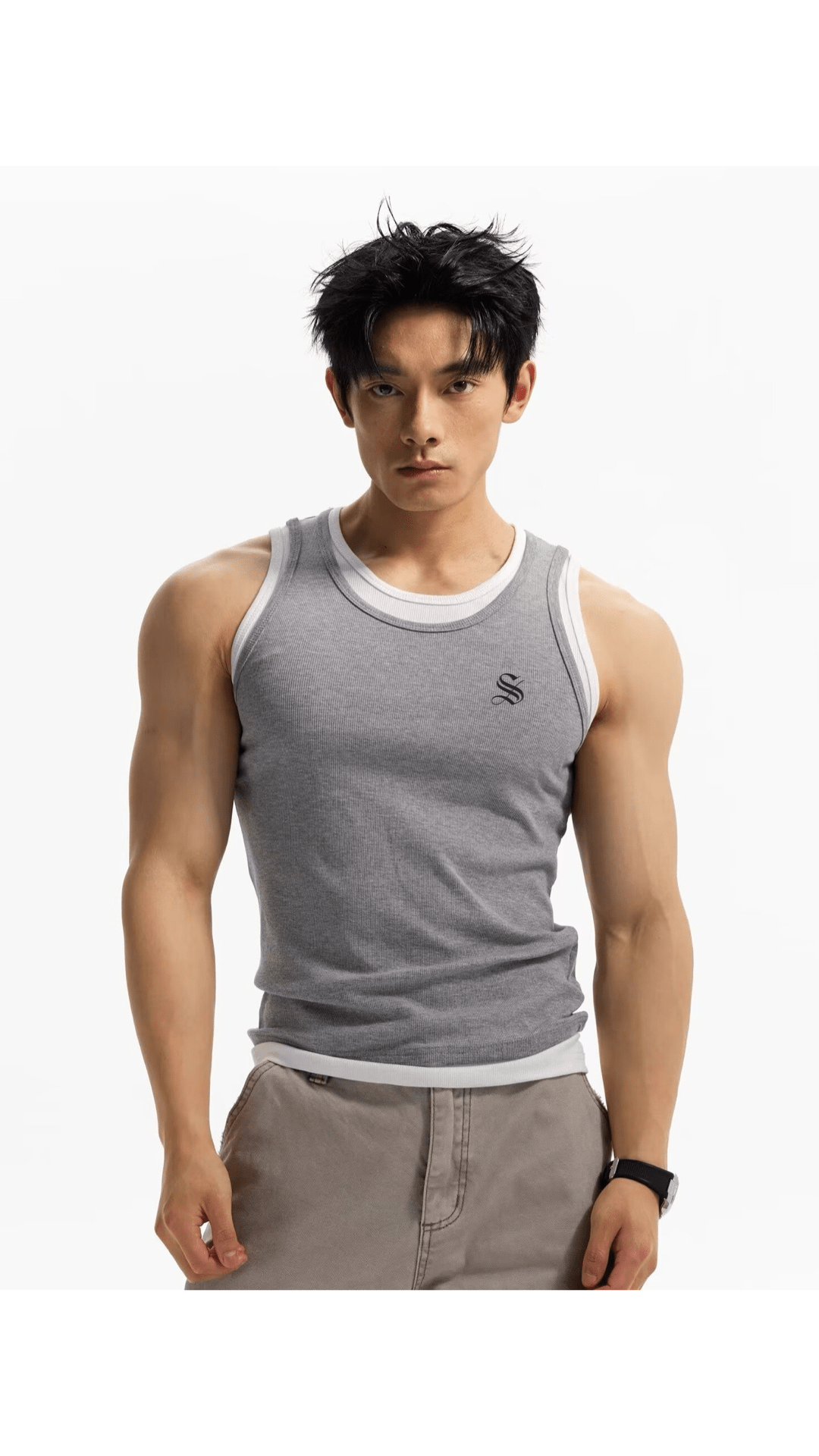 BJOLZ 24 - Tank Top for Men - Sarman Fashion - Wholesale Clothing Fashion Brand for Men from Canada