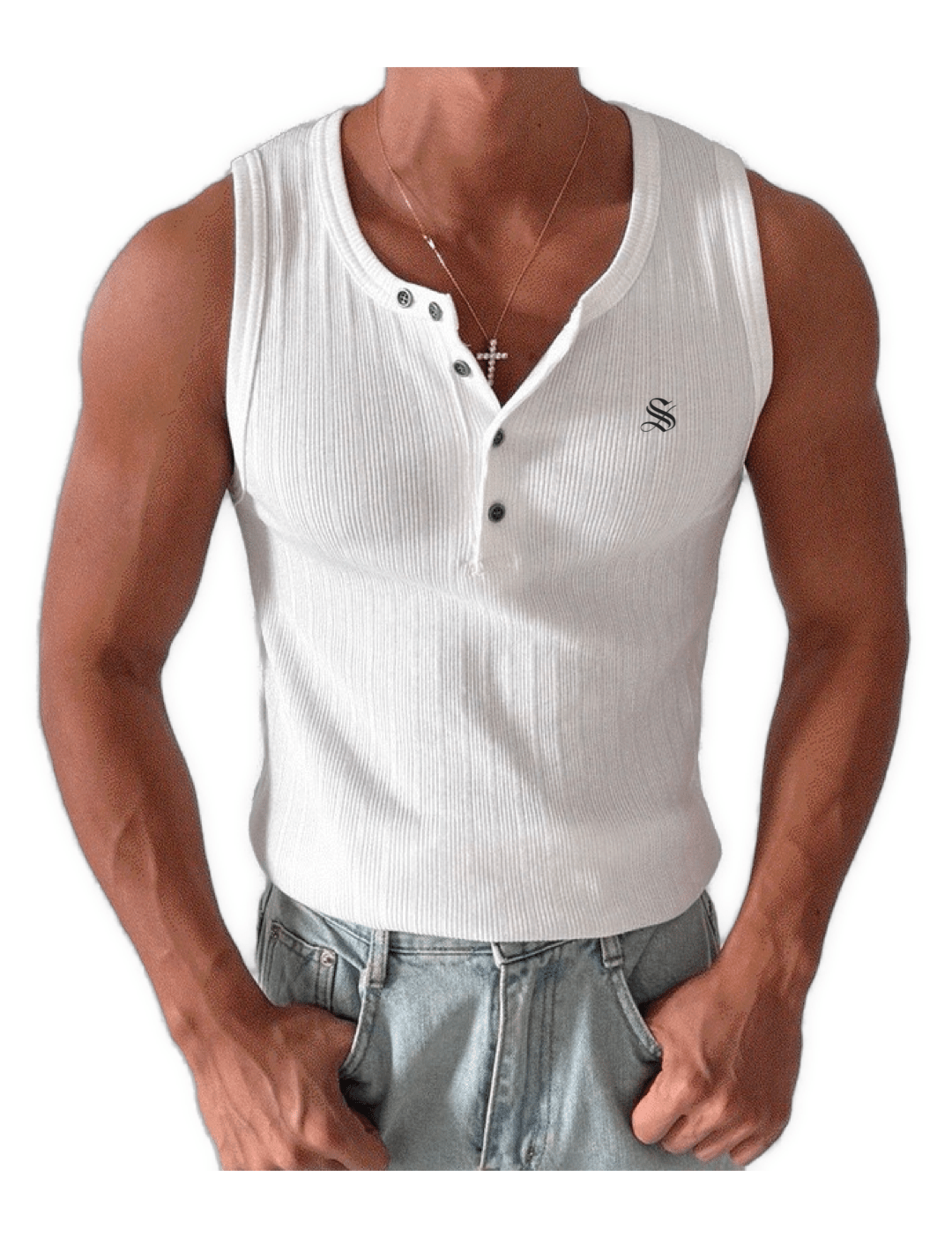 BJOLZ 33 - Tank Top for Men - Sarman Fashion - Wholesale Clothing Fashion Brand for Men from Canada