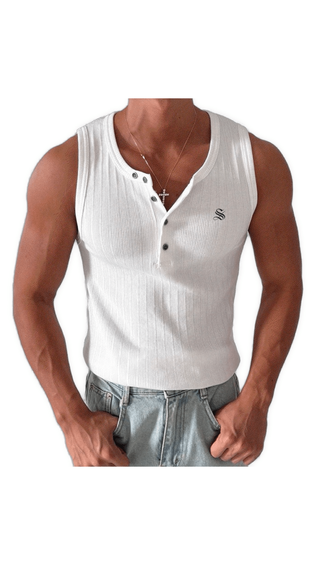 BJOLZ 33 - Tank Top for Men - Sarman Fashion - Wholesale Clothing Fashion Brand for Men from Canada