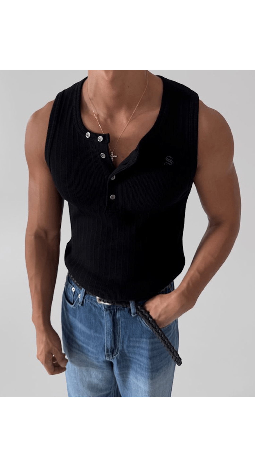 BJOLZ 33 - Tank Top for Men - Sarman Fashion - Wholesale Clothing Fashion Brand for Men from Canada