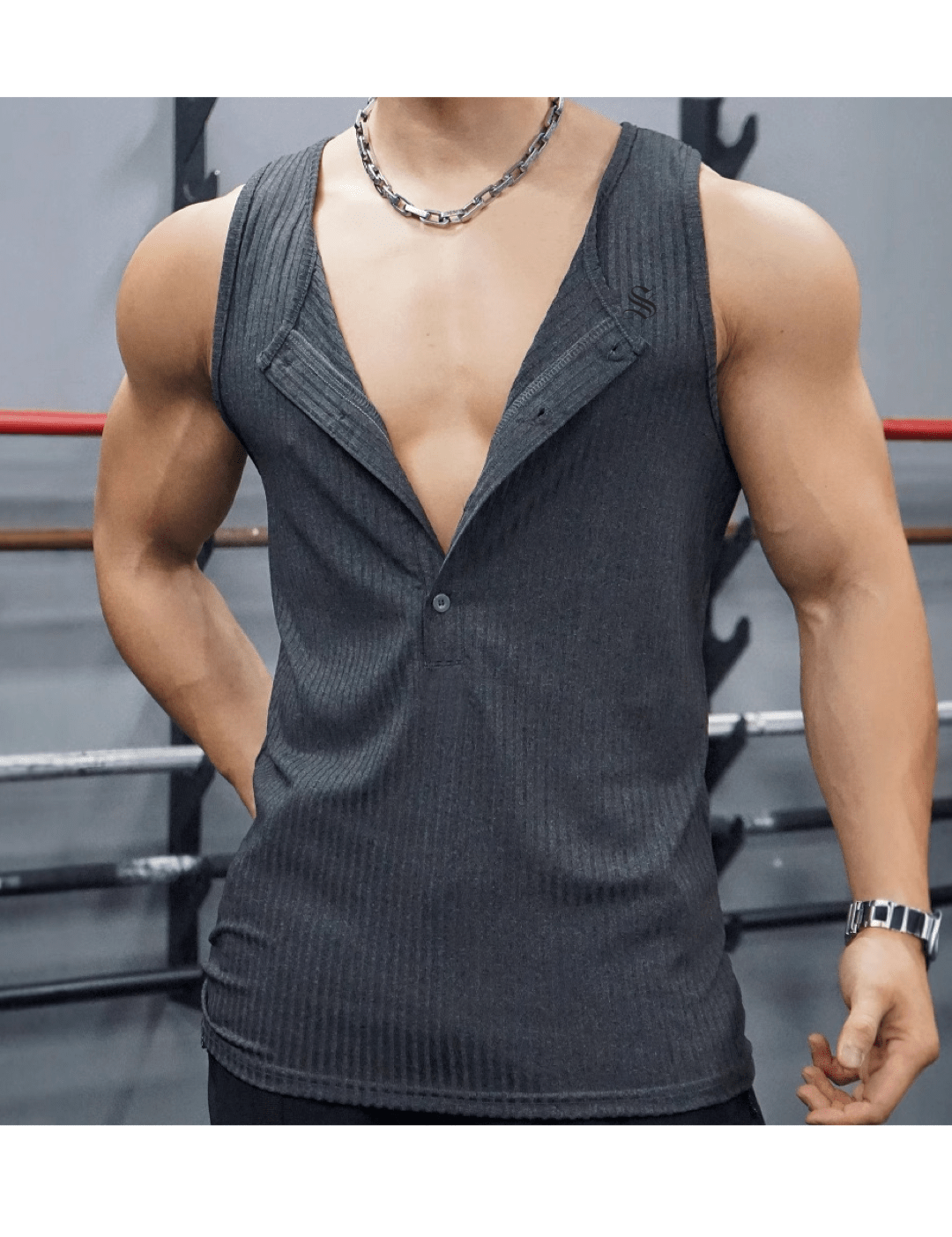 BJOLZ 77 - Tank Top for Men - Sarman Fashion - Wholesale Clothing Fashion Brand for Men from Canada