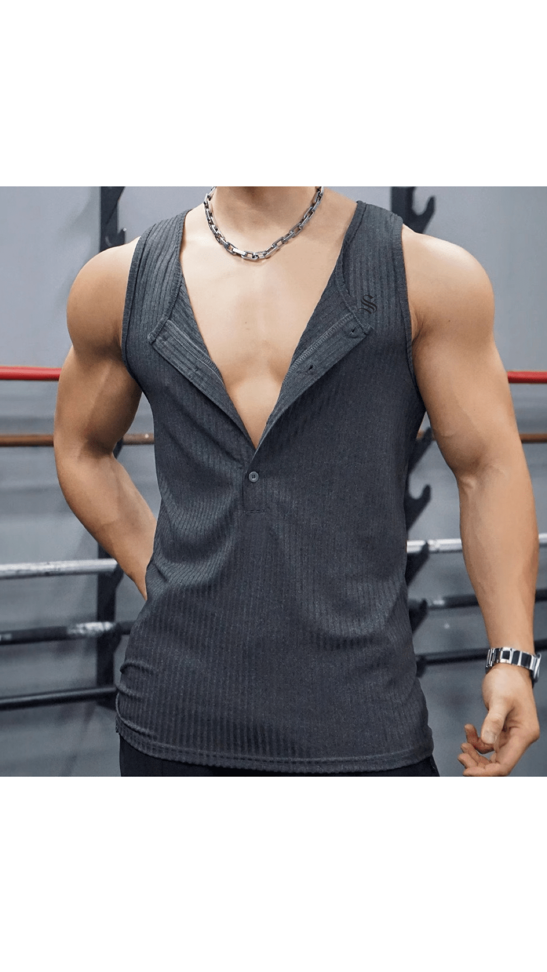 BJOLZ 77 - Tank Top for Men - Sarman Fashion - Wholesale Clothing Fashion Brand for Men from Canada