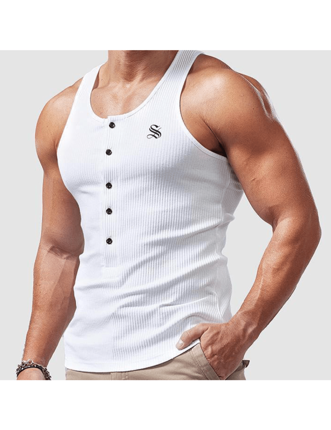 BJOLZ - Tank Top for Men - Sarman Fashion - Wholesale Clothing Fashion Brand for Men from Canada