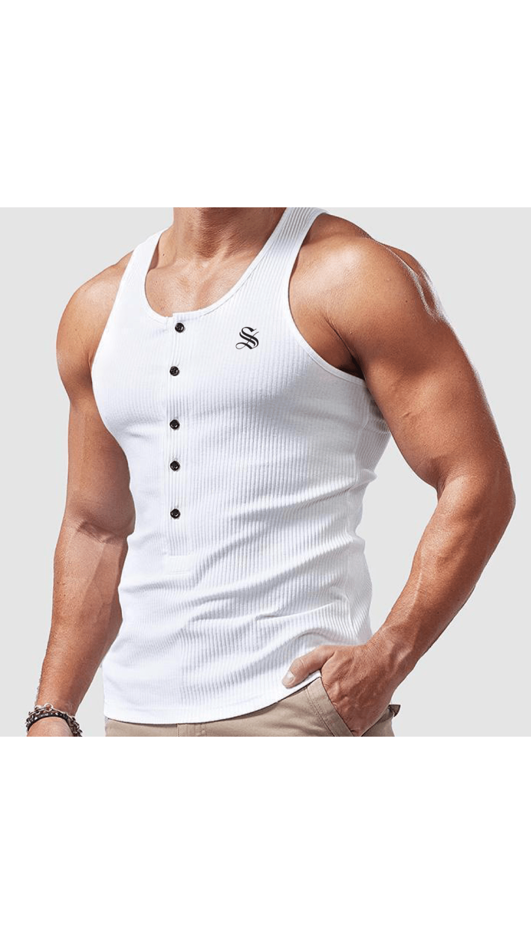 BJOLZ - Tank Top for Men - Sarman Fashion - Wholesale Clothing Fashion Brand for Men from Canada