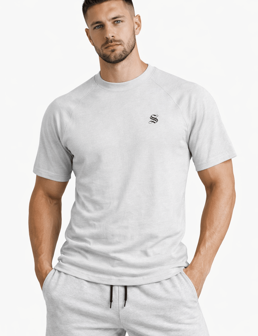 BJU - High Neck T-Shirt for Men - Sarman Fashion - Wholesale Clothing Fashion Brand for Men from Canada