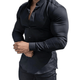 Black Dragon 3 - Black Shirt for Men - Sarman Fashion - Wholesale Clothing Fashion Brand for Men from Canada