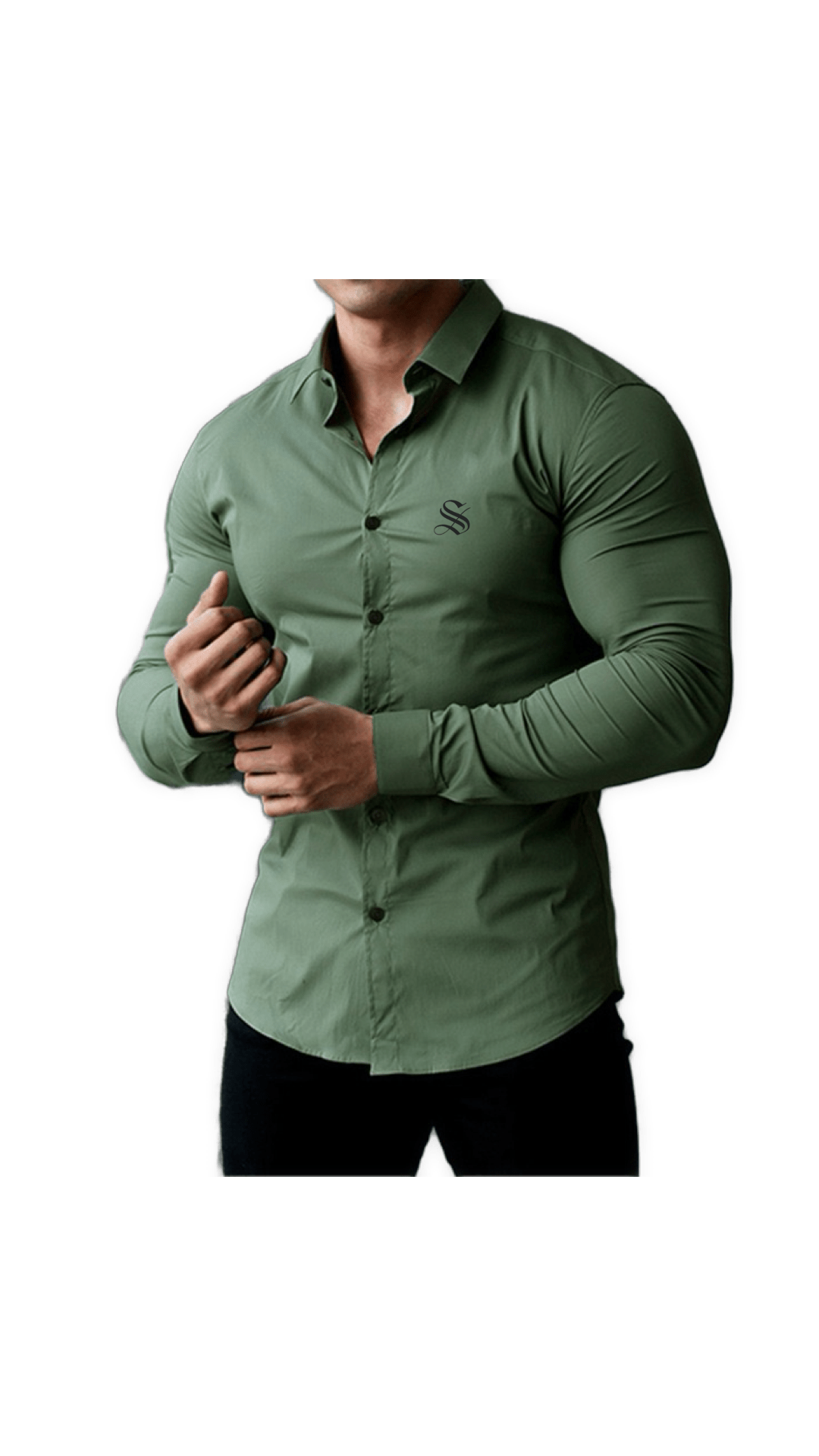 Black Dragon 3 - Black Shirt for Men - Sarman Fashion - Wholesale Clothing Fashion Brand for Men from Canada