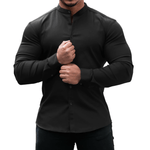 Black Dragon 5 - Black Shirt for Men - Sarman Fashion - Wholesale Clothing Fashion Brand for Men from Canada