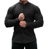 Black Dragon 5 - Black Shirt for Men - Sarman Fashion - Wholesale Clothing Fashion Brand for Men from Canada
