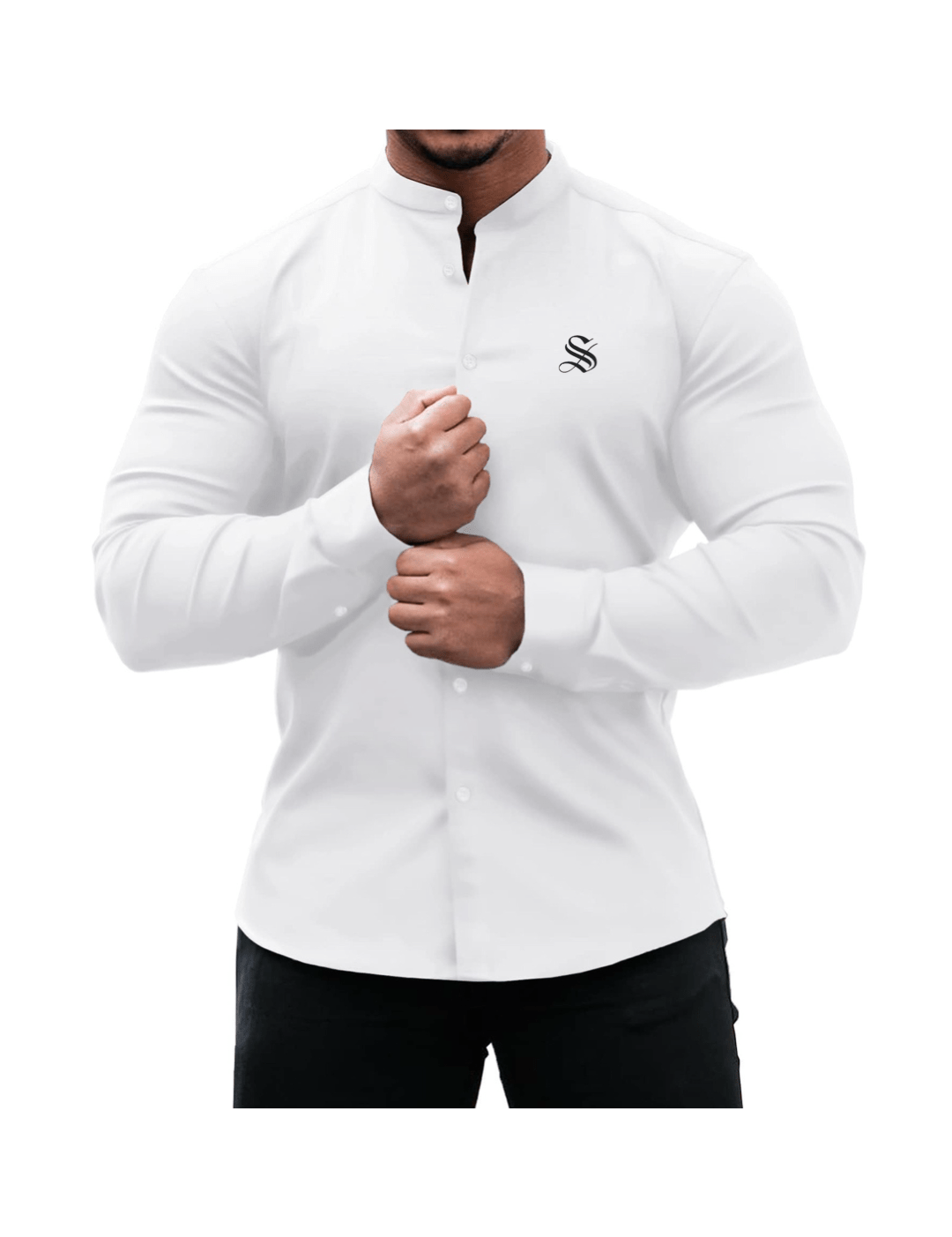 Black Dragon 5 - Black Shirt for Men - Sarman Fashion - Wholesale Clothing Fashion Brand for Men from Canada