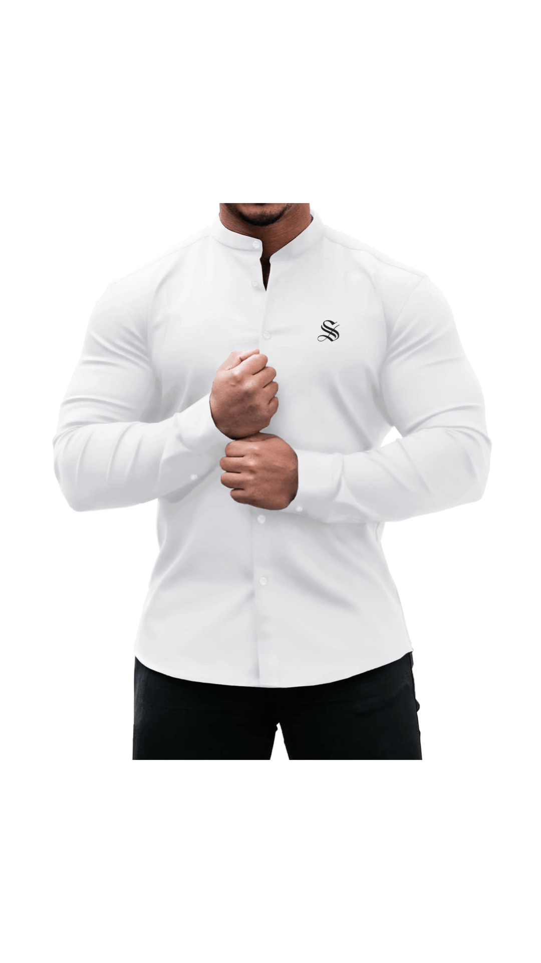 Black Dragon 5 - Black Shirt for Men - Sarman Fashion - Wholesale Clothing Fashion Brand for Men from Canada