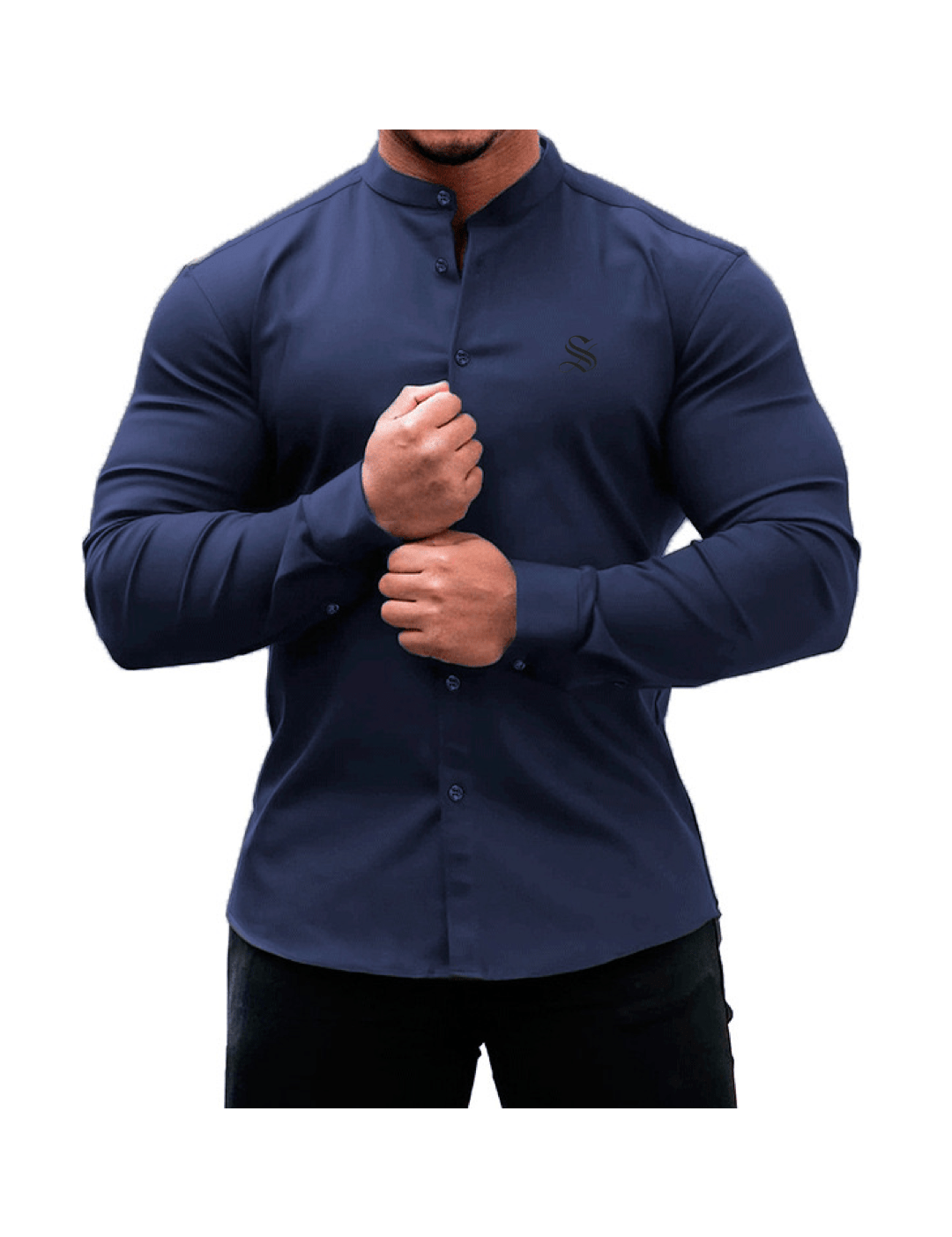 Black Dragon 5 - Black Shirt for Men - Sarman Fashion - Wholesale Clothing Fashion Brand for Men from Canada