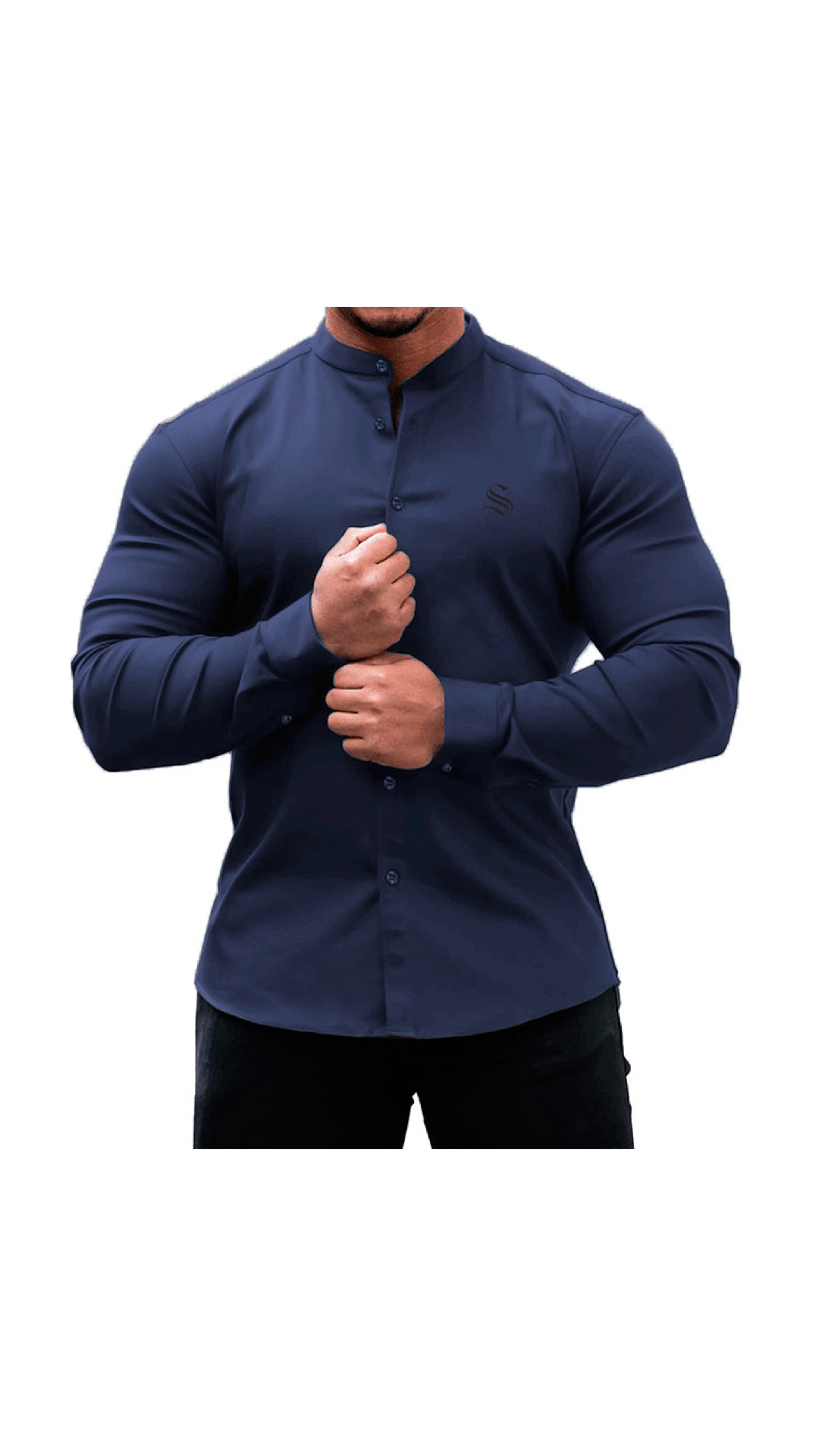 Black Dragon 5 - Black Shirt for Men - Sarman Fashion - Wholesale Clothing Fashion Brand for Men from Canada