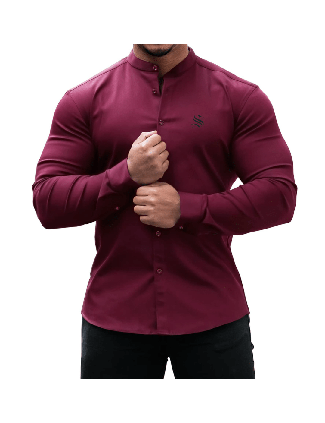 Black Dragon 5 - Black Shirt for Men - Sarman Fashion - Wholesale Clothing Fashion Brand for Men from Canada