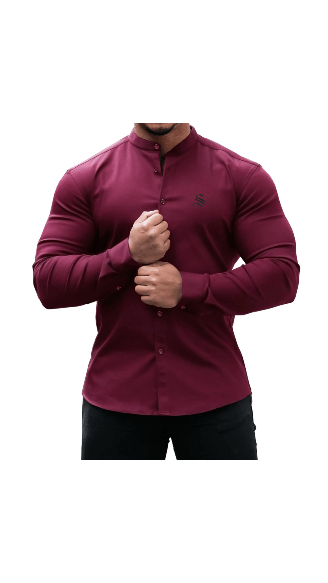 Black Dragon 5 - Black Shirt for Men - Sarman Fashion - Wholesale Clothing Fashion Brand for Men from Canada