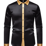 Black Dragon 7 - Black Shirt for Men - Sarman Fashion - Wholesale Clothing Fashion Brand for Men from Canada