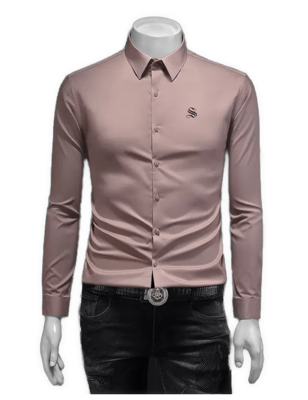 Black Dragon 777 - Black Shirt for Men - Sarman Fashion - Wholesale Clothing Fashion Brand for Men from Canada