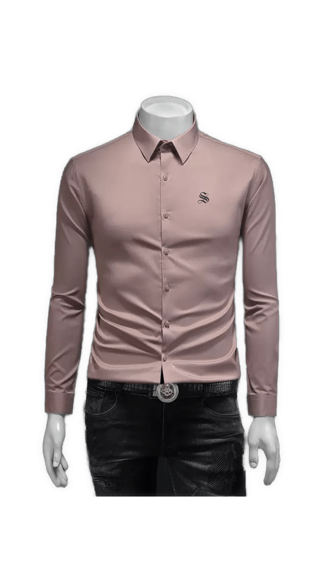 Black Dragon 777 - Black Shirt for Men - Sarman Fashion - Wholesale Clothing Fashion Brand for Men from Canada