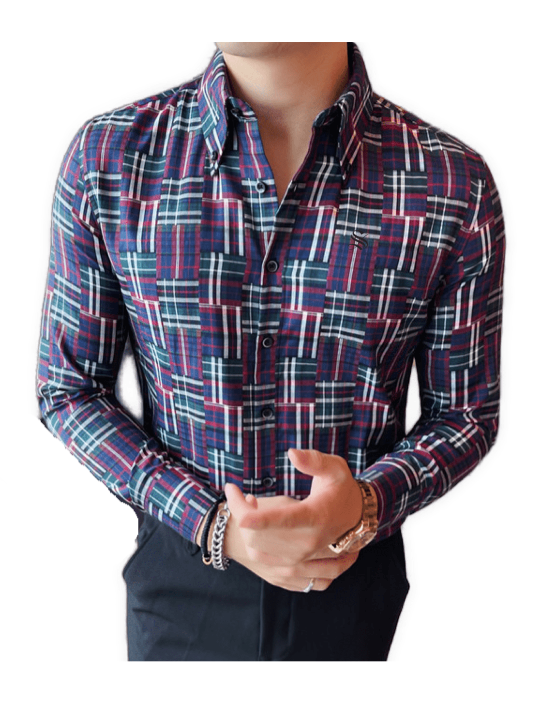 Black Dragon 798 - Shirt for Men - Sarman Fashion - Wholesale Clothing Fashion Brand for Men from Canada