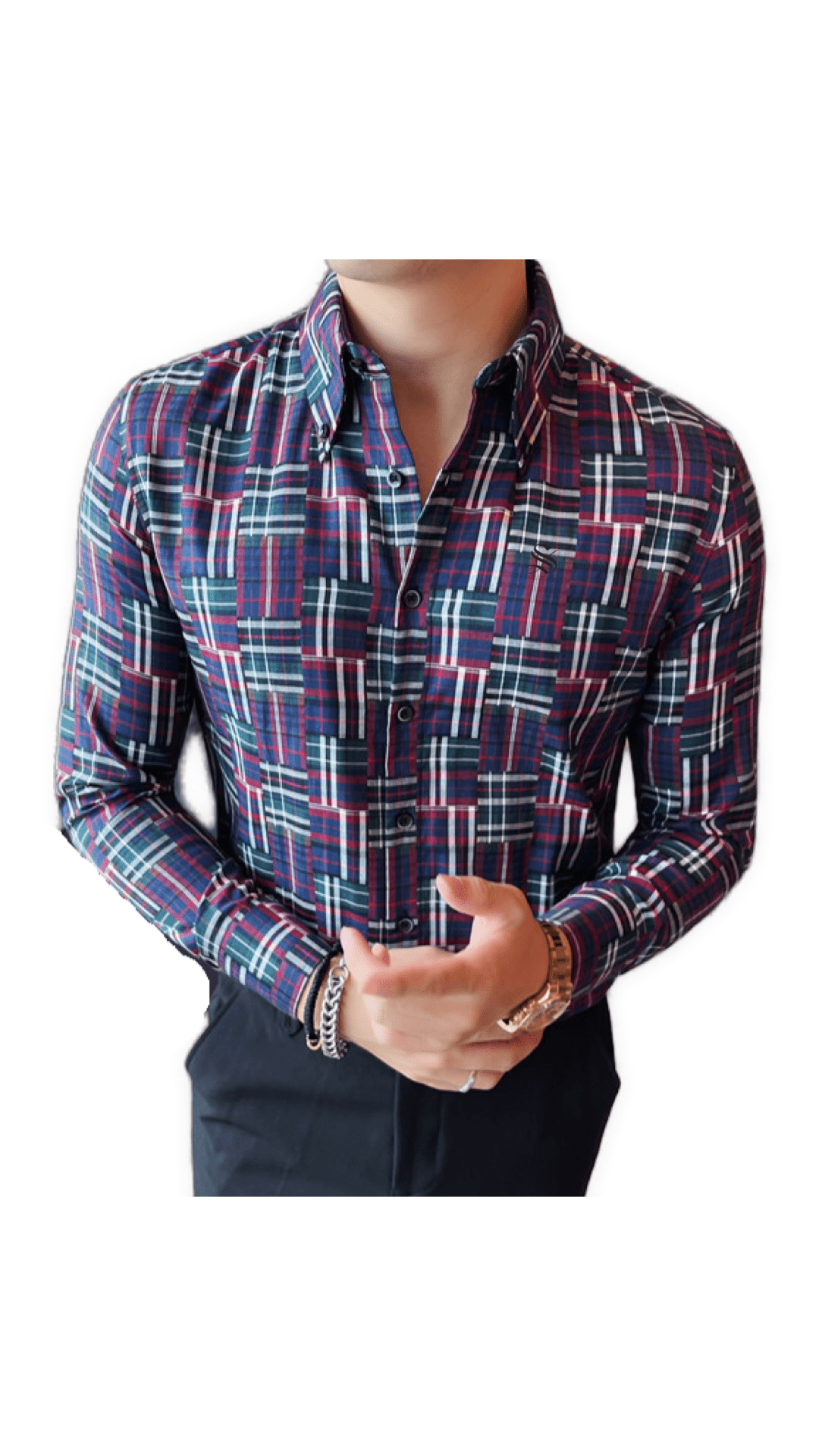 Black Dragon 798 - Shirt for Men - Sarman Fashion - Wholesale Clothing Fashion Brand for Men from Canada