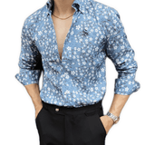 Black Dragon 8 - Black Shirt for Men - Sarman Fashion - Wholesale Clothing Fashion Brand for Men from Canada