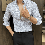 Black Dragon 8 - Black Shirt for Men - Sarman Fashion - Wholesale Clothing Fashion Brand for Men from Canada