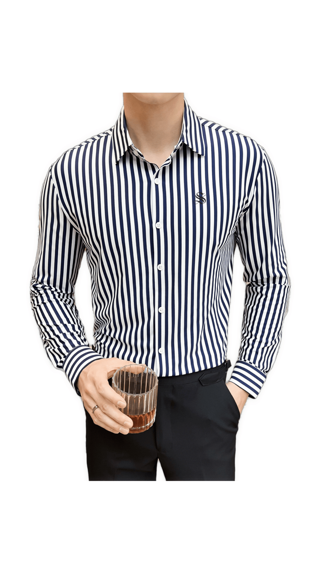 Black Dragon 802 - Shirt for Men - Sarman Fashion - Wholesale Clothing Fashion Brand for Men from Canada