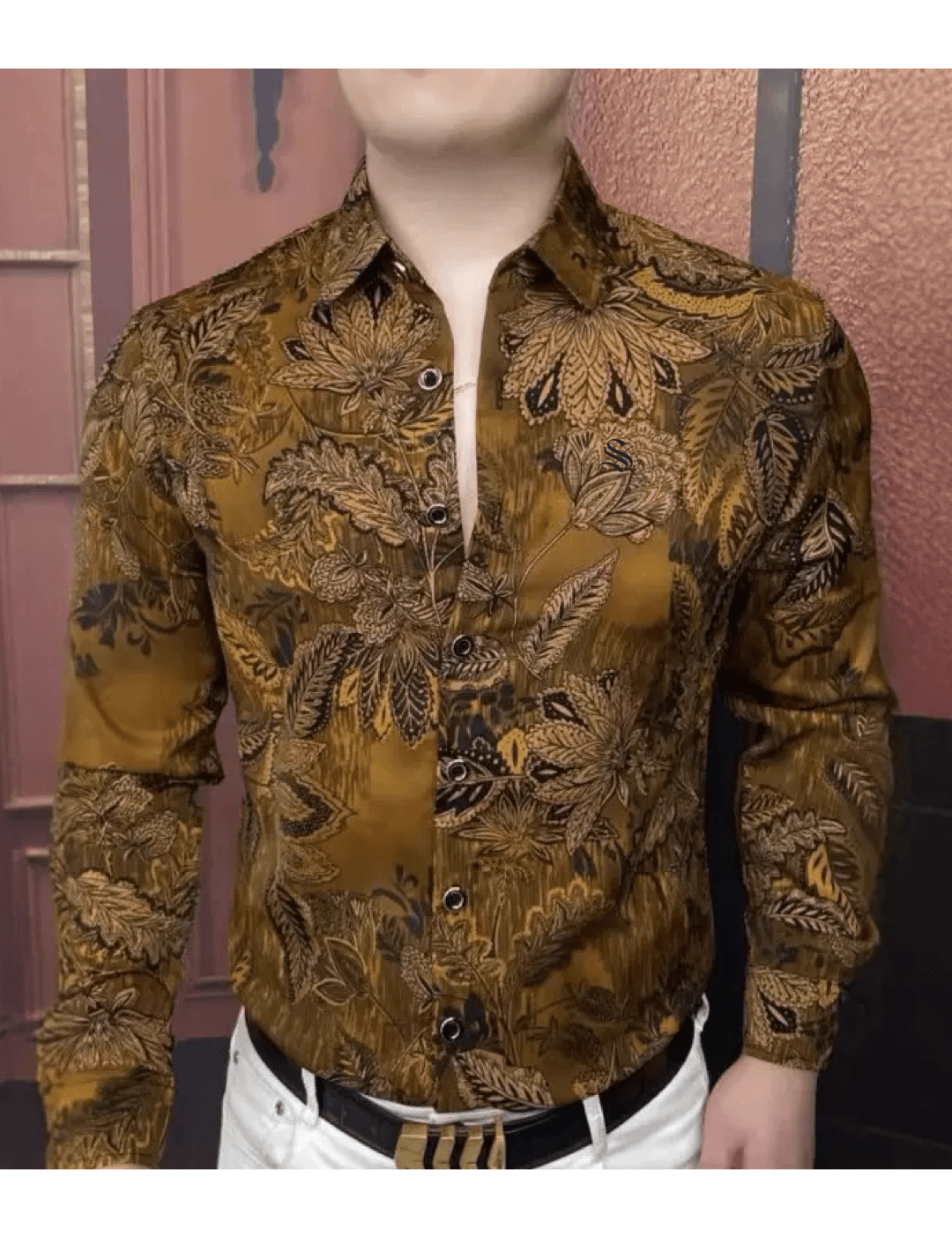 Black Dragon 803 - Shirt for Men - Sarman Fashion - Wholesale Clothing Fashion Brand for Men from Canada