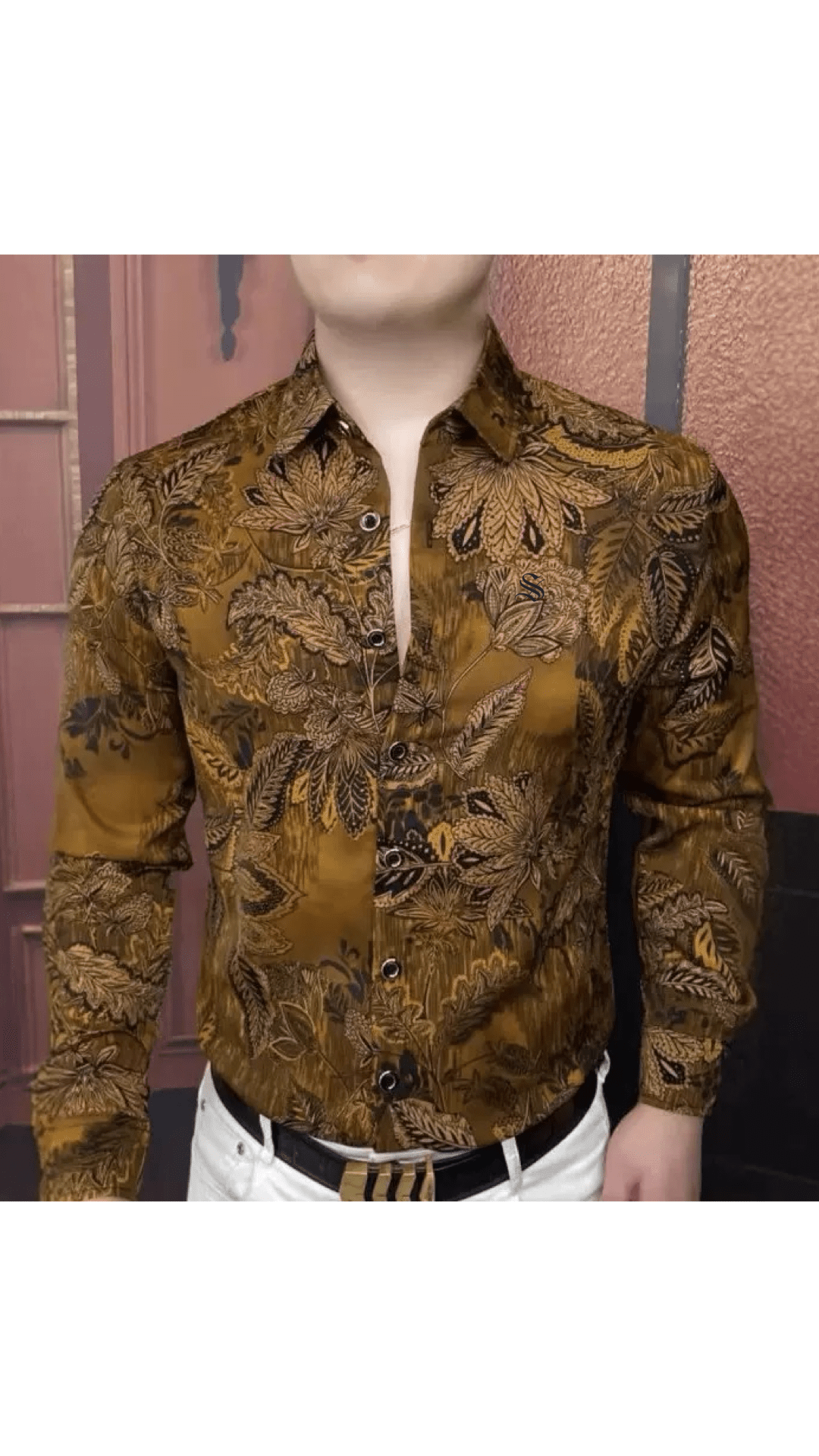 Black Dragon 803 - Shirt for Men - Sarman Fashion - Wholesale Clothing Fashion Brand for Men from Canada