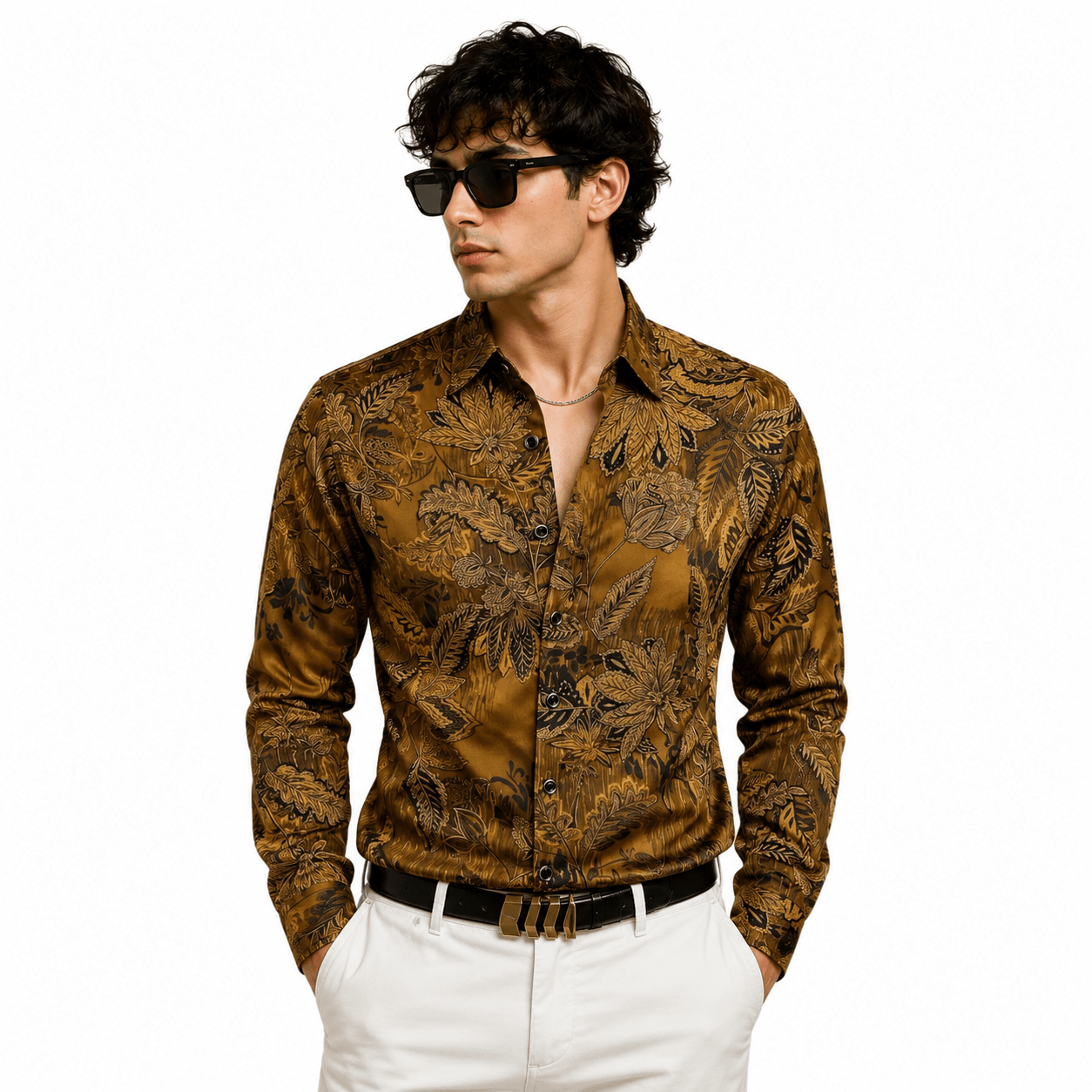 Black Dragon 803 - Shirt for Men - Sarman Fashion - Wholesale Clothing Fashion Brand for Men from Canada