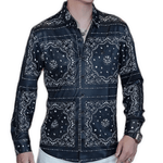 Black Dragon 807 - Shirt for Men - Sarman Fashion - Wholesale Clothing Fashion Brand for Men from Canada