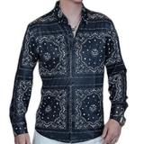 Black Dragon 807 - Shirt for Men - Sarman Fashion - Wholesale Clothing Fashion Brand for Men from Canada