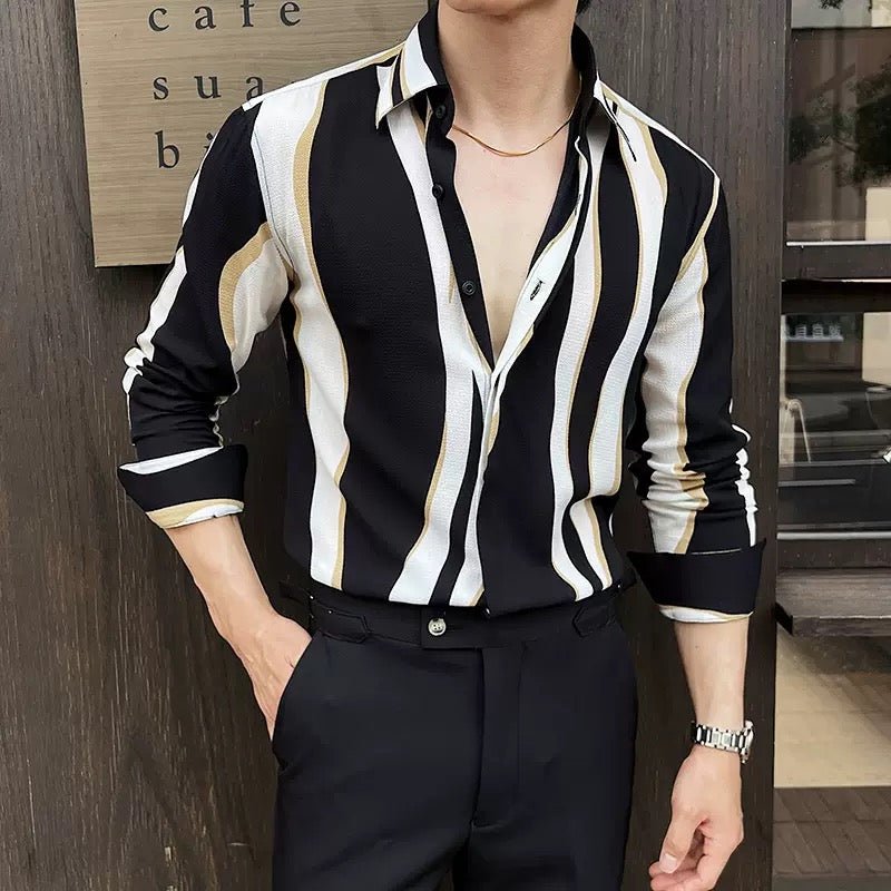Black Dragon 808 - Shirt for Men - Sarman Fashion - Wholesale Clothing Fashion Brand for Men from Canada
