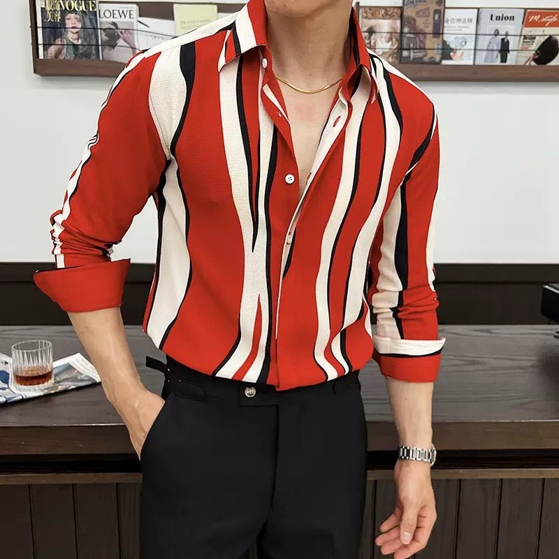 Black Dragon 808 - Shirt for Men - Sarman Fashion - Wholesale Clothing Fashion Brand for Men from Canada