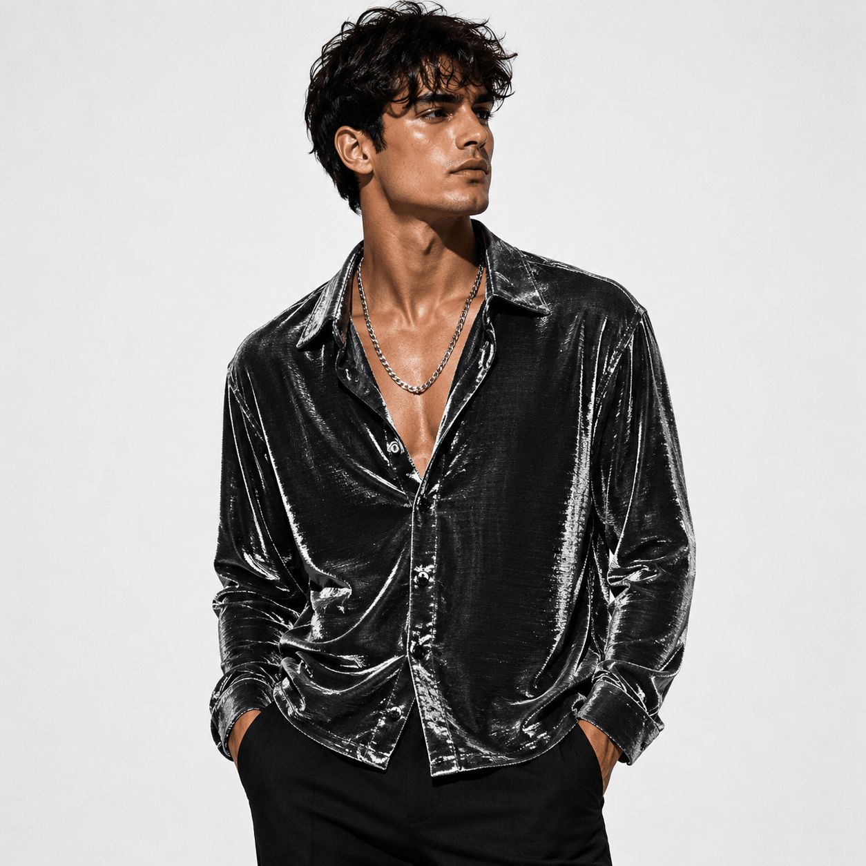 Black Dragon 88 - Shirt for Men - Sarman Fashion - Wholesale Clothing Fashion Brand for Men from Canada