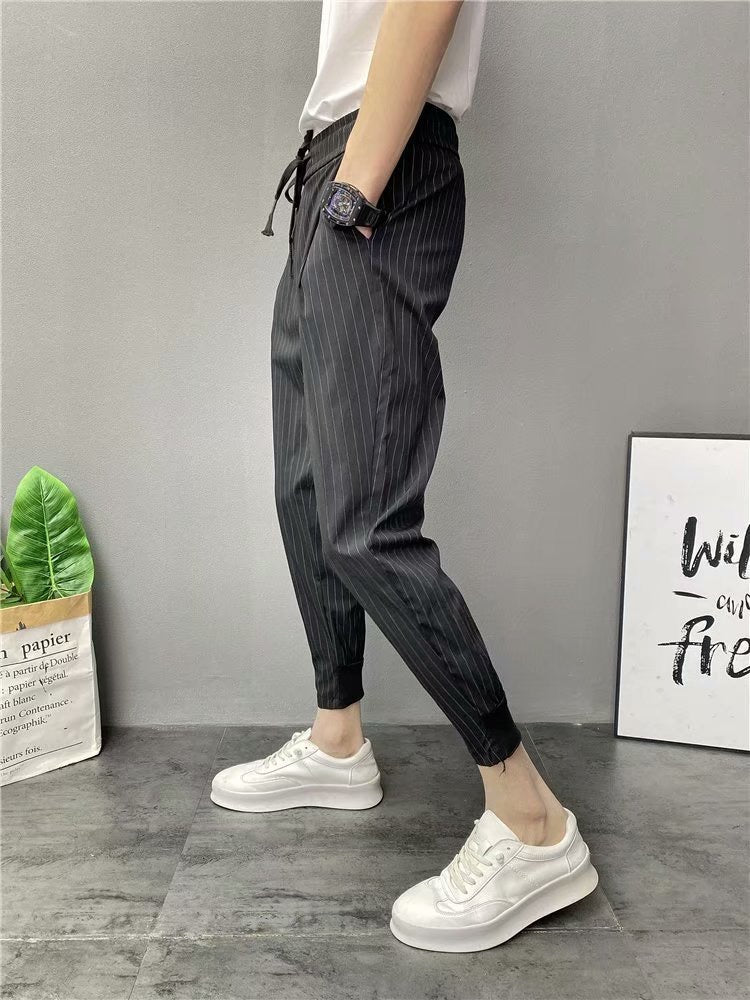 Black Wolf 3 - Men’s Casual Joggers - Sarman Fashion - Wholesale Clothing Fashion Brand for Men from Canada