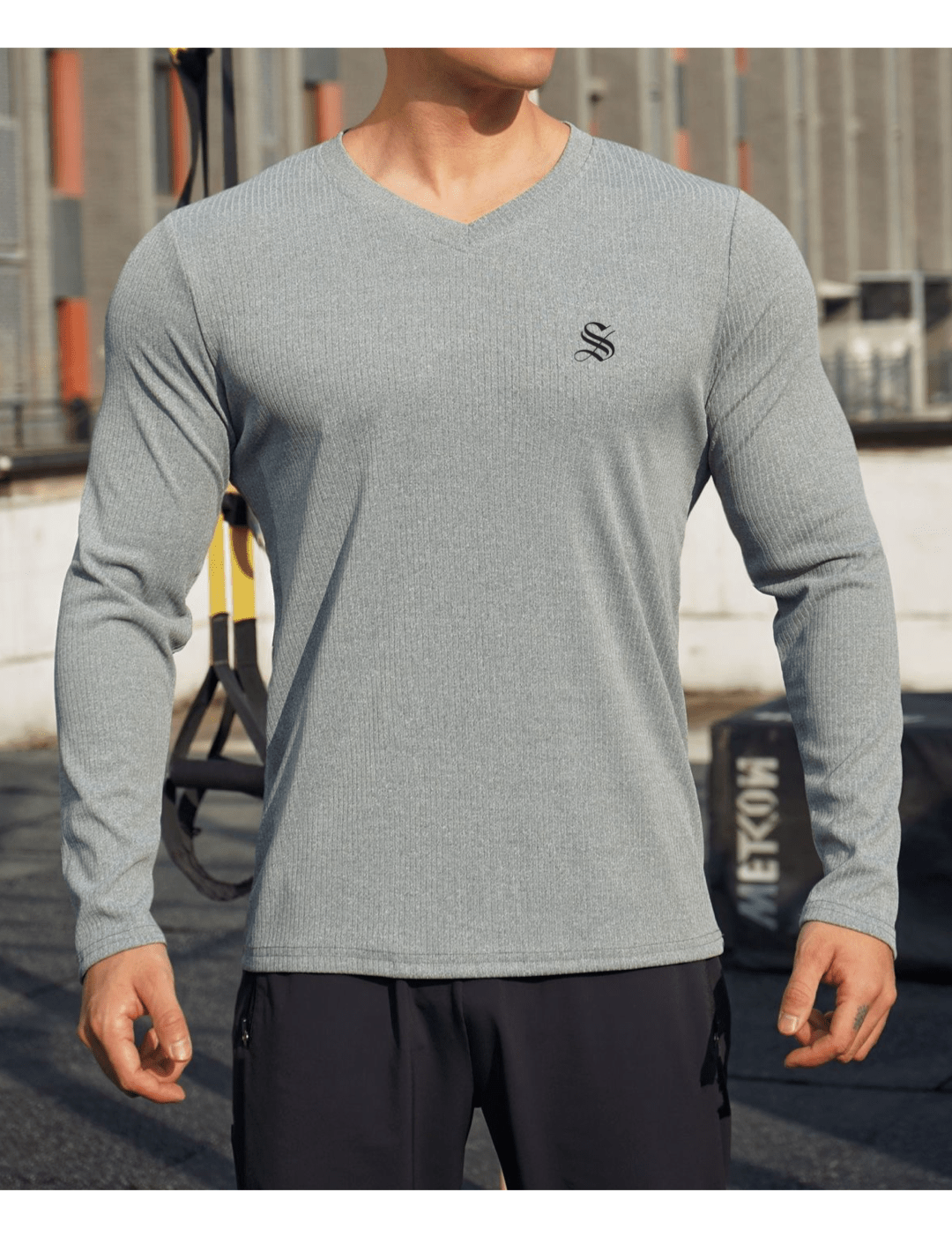 BlackList 44 - V - Neck T-Shirt for Men - Sarman Fashion - Wholesale Clothing Fashion Brand for Men from Canada