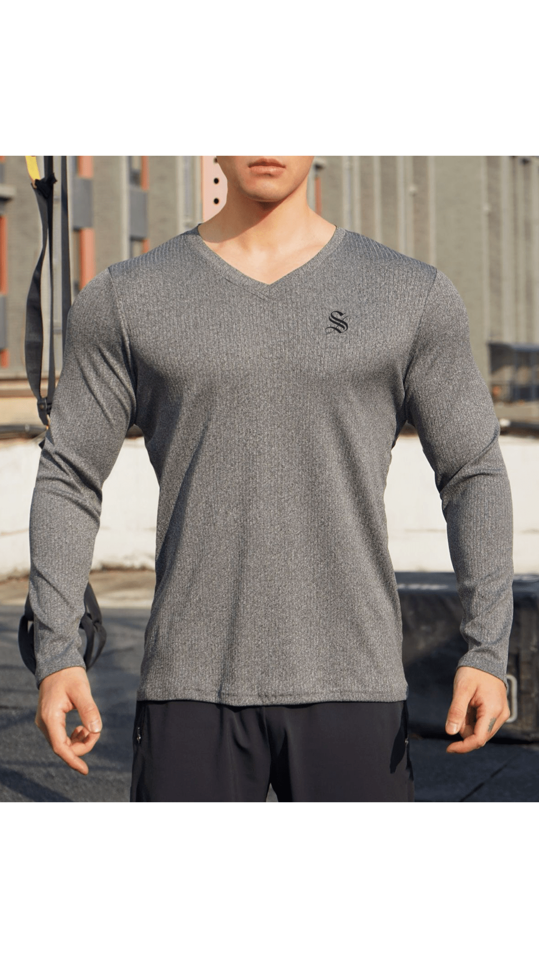 BlackList 44 - V - Neck T-Shirt for Men - Sarman Fashion - Wholesale Clothing Fashion Brand for Men from Canada